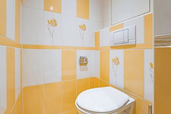 Toaleta. - Prodej bytu 2+kk v osobním vlastnictví 40 m², Tábor