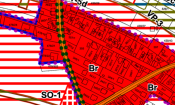 Prodej pozemku 828 m², Roudné