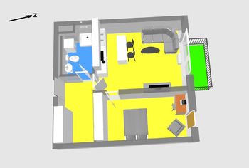 Pronájem bytu 2+kk v osobním vlastnictví 54 m², Pohořelice