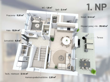 Prodej domu 138 m², Praha 10 - Královice