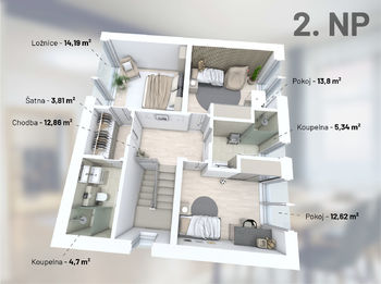 Prodej domu 138 m², Praha 10 - Královice