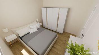 VIZUALIZACE ložnice - Prodej bytu 3+1 v osobním vlastnictví 63 m², Karlovy Vary