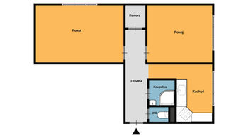 Prodej bytu 2+1 v osobním vlastnictví 56 m², Žatec