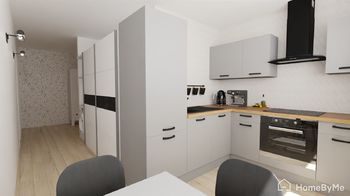 VIZUALIZACE kuchyň - Prodej bytu 2+1 v osobním vlastnictví 63 m², Karlovy Vary