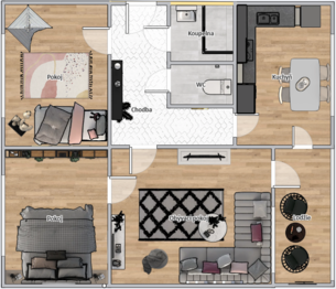 Prodej bytu 3+1 v osobním vlastnictví 70 m², Benešov nad Ploučnicí