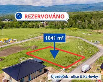 Prodej pozemku 1041 m², Újezdeček