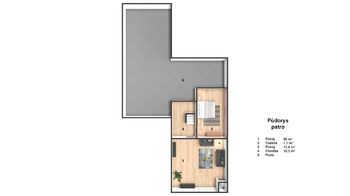 Půdorys, patro - Prodej chaty / chalupy 600 m², Škvořetice