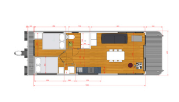 Prodej mobilheimu / houseboatu 39 m², Lhotka nad Labem