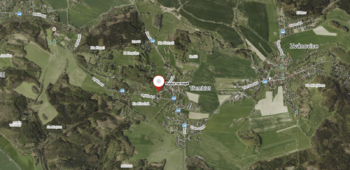 Pohled na lokalitu z map - Prodej pozemku 1042 m², Ondřejov