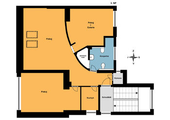 Pronájem bytu 3+1 v osobním vlastnictví 75 m², Praha 6 - Břevnov