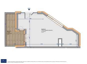 Prodej obchodních prostor 46 m², Zlín