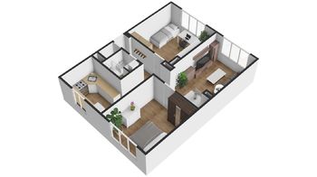 Pronájem bytu 3+1 v osobním vlastnictví 72 m², Žatec