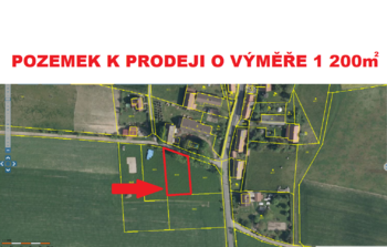 Prodej pozemku 1200 m², Ledce