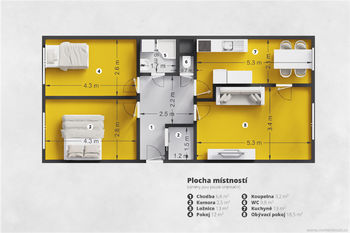 Prodej bytu 3+1 v družstevním vlastnictví 72 m², Pečky