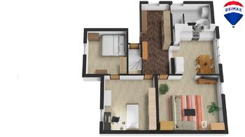 Prodej bytu 3+1 v osobním vlastnictví 102 m², Nový Bor