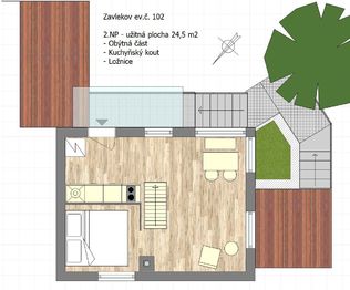 Prodej chaty / chalupy 43 m², Zavlekov