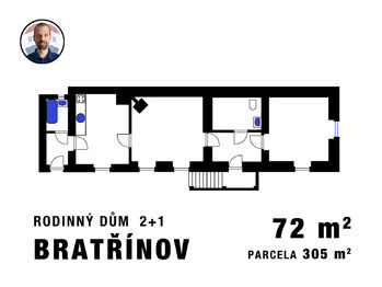 Prodej domu 72 m², Bratřínov