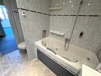 koupelna s vířivou vanou - Prodej bytu 2+1 v osobním vlastnictví 49 m², Plzeň