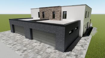 vizualizace exteriér - Prodej pozemku 481 m², Břeclav