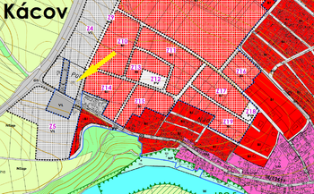 Prodej pozemku 2561 m², Kácov