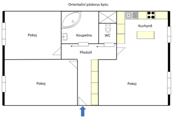 Prodej bytu 3+kk v osobním vlastnictví 55 m², Praha 4 - Krč