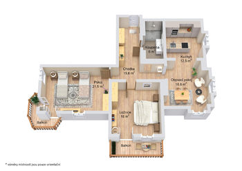 Prodej bytu 3+kk v osobním vlastnictví 115 m², Karlovy Vary