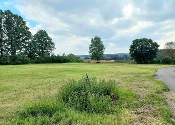 Pozemky jsou převážně rovinaté, v klidné části obce, nad okolní zástavbou. - Prodej pozemku 6340 m², Borovany