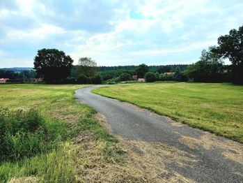 Dostupné sítě jsou 50 m od pozemků. - Prodej pozemku 6340 m², Borovany