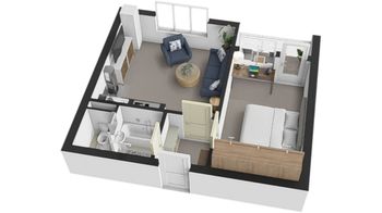 Pronájem bytu 2+kk v osobním vlastnictví 40 m², Mimoň