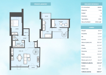 Prodej bytu 3+kk v osobním vlastnictví 112 m², Praha 7 - Bubeneč