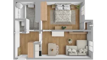 Prodej bytu 2+kk v osobním vlastnictví 44 m², Praha 10 - Vršovice