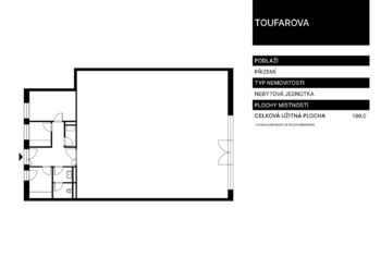 Prodej obchodních prostor 199 m², Praha 5 - Stodůlky