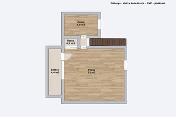 Prodej chaty / chalupy 64 m², Chrášťany