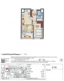 Prodej bytu 2+kk v družstevním vlastnictví 42 m², Praha 9 - Vysočany