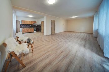 Přízemí - obývací pokoj - Prodej domu 180 m², Dolany