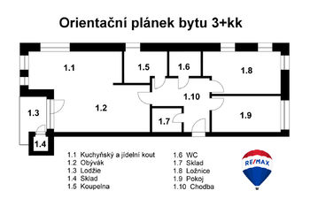 Prodej bytu 3+kk v osobním vlastnictví 87 m², Hluboká nad Vltavou