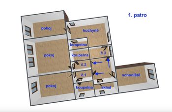 Prodej apartmánu 468 m², Horní Planá