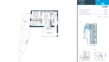 Pronájem bytu 3+kk v osobním vlastnictví 60 m², Praha 10 - Horní Měcholupy