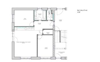 Prodej bytu 3+kk v osobním vlastnictví 67 m², Stanovice