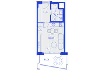 Prodej bytu 1+kk v osobním vlastnictví 34 m², Praha 10 - Strašnice