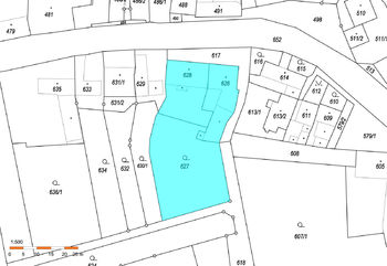 Katastrální mapa - Prodej domu 280 m², Charváty