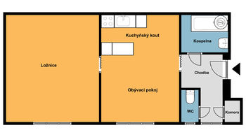 Prodej bytu 2+kk v osobním vlastnictví 50 m², Louny