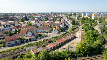 Pohled na lokalitu - Prodej garáže 27 m², Nymburk