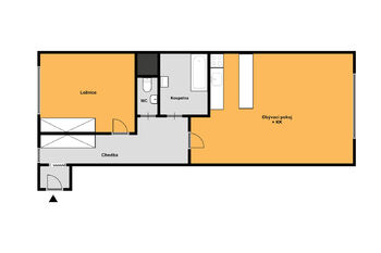 Pronájem bytu 2+kk v osobním vlastnictví 76 m², Praha 4 - Modřany