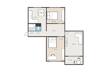 Prodej bytu 3+1 v osobním vlastnictví 73 m², Nejdek