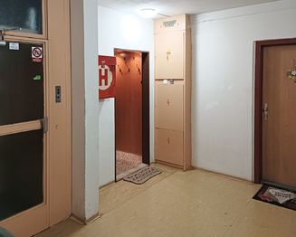 Chodba s výtahem - Pronájem bytu 3+1 v osobním vlastnictví 78 m², Kladno