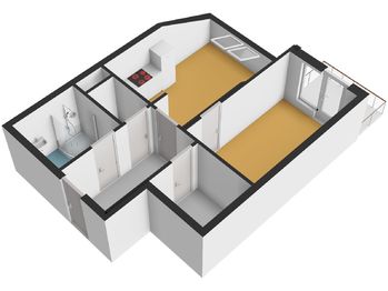 Pronájem bytu 2+kk v osobním vlastnictví 47 m², Plzeň