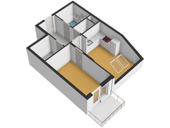 Pronájem bytu 2+kk v osobním vlastnictví 47 m², Plzeň