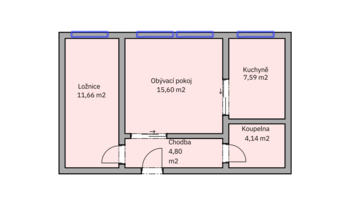 Prodej bytu 2+1 v osobním vlastnictví 38 m², Vrbno pod Pradědem