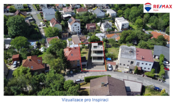 Vizualizace pro Inpsiraci - Prodej pozemku 681 m², Praha 6 - Ruzyně